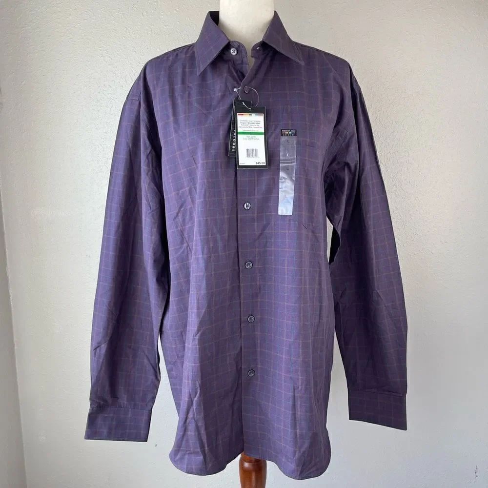 NWT Alexander Julian Colours Button Down Shirt Size L